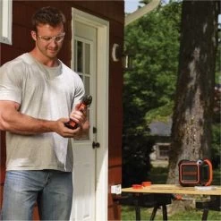 Black & Decker BLACK+DECKER 18 V Bluetooth-Lautsprecher -Intelligentes Zuhause Geschäft BLACK DECKER 18 V Bluetooth Lautsprecher@@9wfxdb00 3