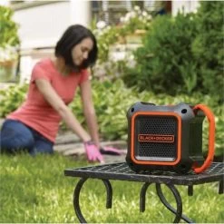 Black & Decker BLACK+DECKER 18 V Bluetooth-Lautsprecher -Intelligentes Zuhause Geschäft BLACK DECKER 18 V Bluetooth Lautsprecher@@9wfxdb00 5