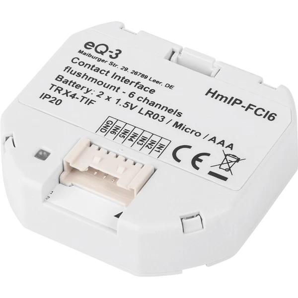 Homematic IP Kontakt-Schnittstelle Unterputz – 6-fach (HmIP-FCI6), Relais – Bild 2