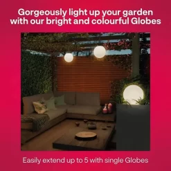 INNR Outdoor Smart Globe Light Colour 3er-Pack, LED-Leuchte -Intelligentes Zuhause Geschäft INNR Outdoor Smart Globe Light Colour 3er Pack LED Leuchte@@1848150 2