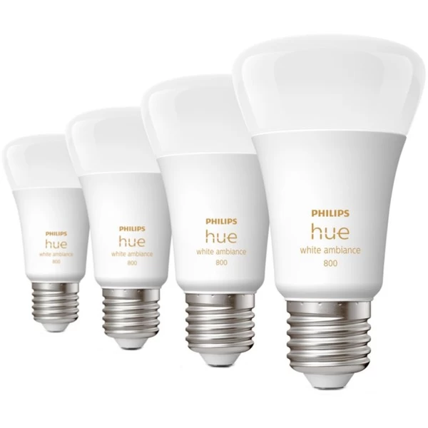 Philips Hue E27 Viererpack 4x570lm 60W, LED-Lampe 2 Philips Hue E27 Viererpack 4x570lm 60W, LED-Lampe – Bild 2