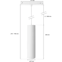 Philips Hue Perifo Pendel-Zylinderleuchte -Intelligentes Zuhause Geschäft Philips Hue Perifo Pendel Zylinderleuchte@@1865622 3