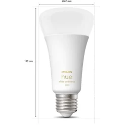 Philips Hue White Ambiance A67 E27, LED-Lampe -Intelligentes Zuhause Geschäft Philips Hue White Ambiance A67 E27 LED Lampe@@1791990 2