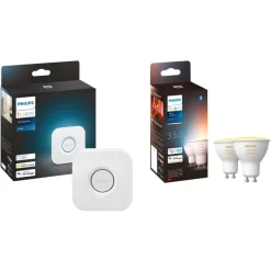 Philips Hue White Ambiance GU10 + Bridge, LED-Lampe