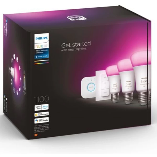 Philips Hue White & Color Ambiance Starter-Kit E27, LED-Lampe – Bild 4