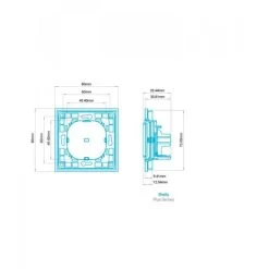 Shelly Wall Switch 4, Taster -Intelligentes Zuhause Geschäft Shelly Wall Switch 4 Taster@@1892977 2