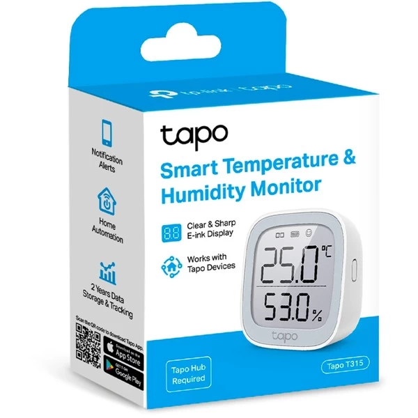 TP-Link Tapo T315 Smart Temperatur & Feuchtigkeitsmoniotor, Sensor – Bild 2