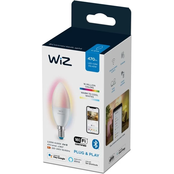 WiZ Colors LED-Kerze C37 E14, LED-Lampe 3 WiZ Colors LED-Kerze C37 E14, LED-Lampe – Bild 3